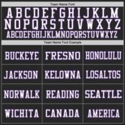 CUSTOM BLACK PURPLE-WHITE MESH AUTHENTIC FOOTBALL JERSEY - Image 4